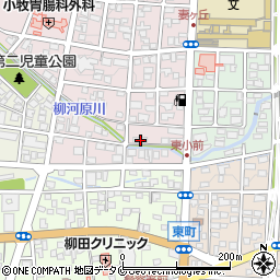 宮崎県都城市中原町5-17周辺の地図