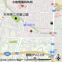宮崎県都城市中原町4-19周辺の地図