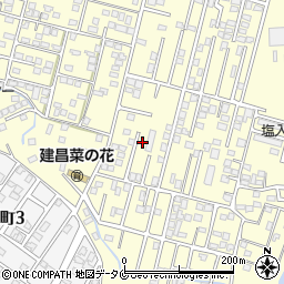 鹿児島県姶良市東餅田1270-14周辺の地図