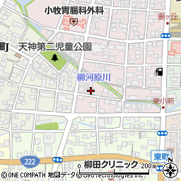 宮崎県都城市中原町4-21周辺の地図