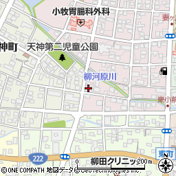 宮崎県都城市中原町4-22周辺の地図