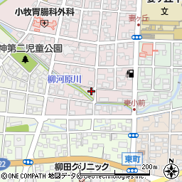 宮崎県都城市中原町4-13周辺の地図