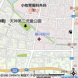 宮崎県都城市中原町4-21-1周辺の地図