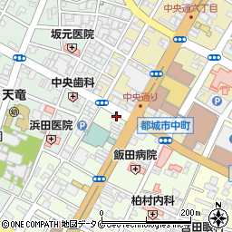 韓国酒場 ミレシジャン 都城店周辺の地図