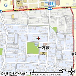 宮崎県都城市一万城町63周辺の地図