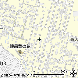 鹿児島県姶良市東餅田1270-16周辺の地図