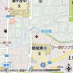 宮崎県都城市上東町9周辺の地図