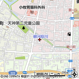 宮崎県都城市中原町4-20周辺の地図
