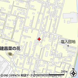 鹿児島県姶良市東餅田1258-6周辺の地図