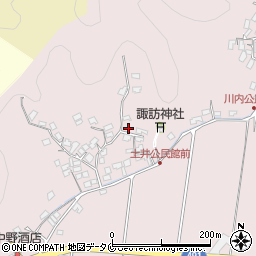 鹿児島県霧島市国分上井709周辺の地図