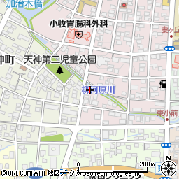 宮崎県都城市中原町4-26周辺の地図