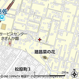 鹿児島県姶良市東餅田1365-3周辺の地図