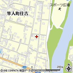 鹿児島県霧島市隼人町住吉周辺の地図