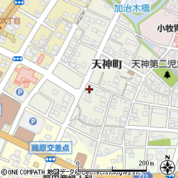 〒885-0031 宮崎県都城市天神町の地図