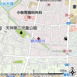宮崎県都城市中原町4-31周辺の地図