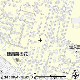 鹿児島県姶良市東餅田1262-2周辺の地図