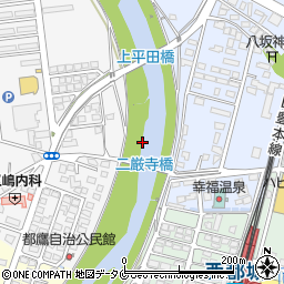 二厳寺橋周辺の地図