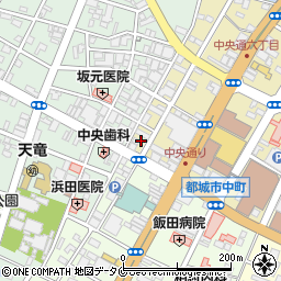 宮崎県都城市中町2周辺の地図