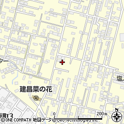 鹿児島県姶良市東餅田1265-1周辺の地図