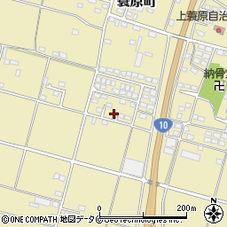 宮崎県都城市蓑原町8815-11周辺の地図