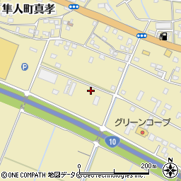 鹿児島県霧島市隼人町真孝3262周辺の地図