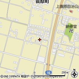 宮崎県都城市蓑原町8815-7周辺の地図