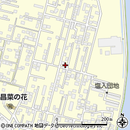鹿児島県姶良市東餅田1167-1周辺の地図
