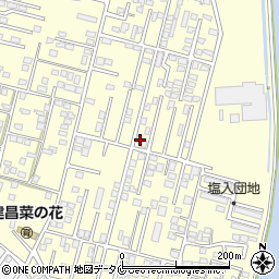 鹿児島県姶良市東餅田1165-1周辺の地図