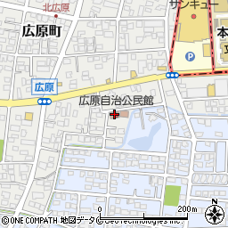 広原自治公民館周辺の地図