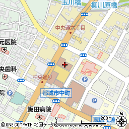 都城郵便局周辺の地図