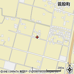 宮崎県都城市蓑原町8887-2周辺の地図