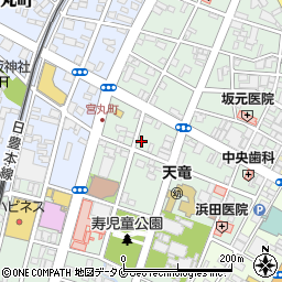 宮崎県都城市牟田町6-13周辺の地図