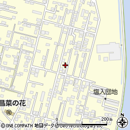 鹿児島県姶良市東餅田1167-8周辺の地図