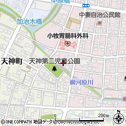宮崎県都城市中原町11周辺の地図