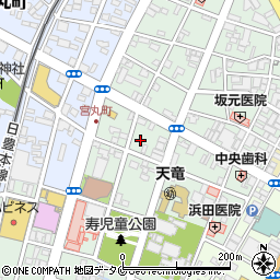 宮崎県都城市牟田町6-14周辺の地図