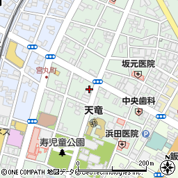 宮崎県都城市牟田町6-6周辺の地図