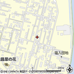 鹿児島県姶良市東餅田1165-10周辺の地図
