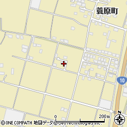 宮崎県都城市蓑原町8887-3周辺の地図