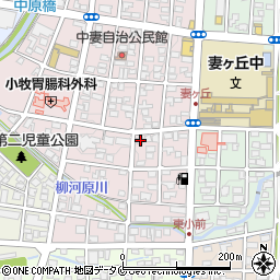宮崎県都城市中原町9-1周辺の地図