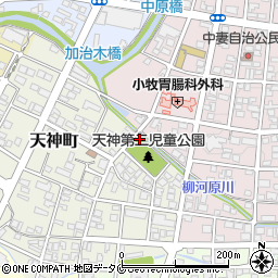 天神第２児童公園トイレ周辺の地図