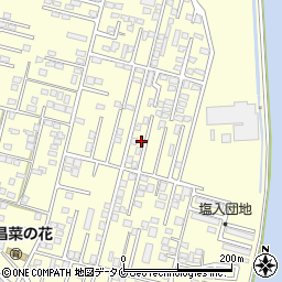 鹿児島県姶良市東餅田1167-9周辺の地図