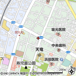宮崎県都城市牟田町6-4周辺の地図