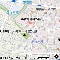 宮崎県都城市中原町11-3周辺の地図