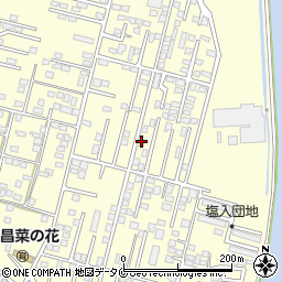 鹿児島県姶良市東餅田1165-11周辺の地図