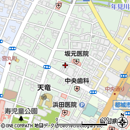 宮崎県都城市牟田町10-4周辺の地図