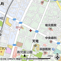 久米村精肉店周辺の地図