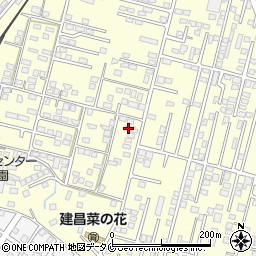 鹿児島県姶良市東餅田1381-9周辺の地図