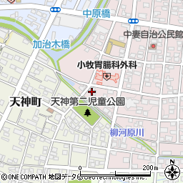 宮崎県都城市中原町11-1周辺の地図