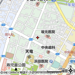 宮崎県都城市牟田町10-2周辺の地図