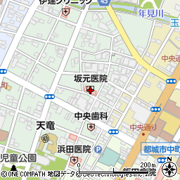恵心会坂元医院周辺の地図